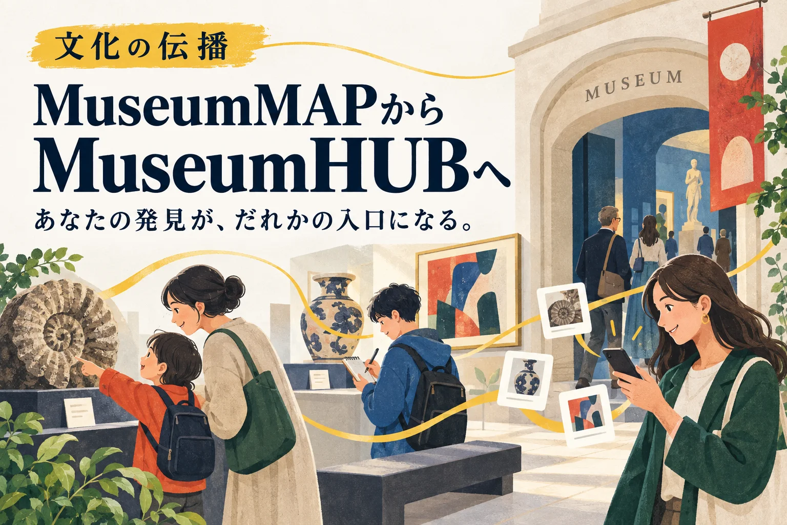 MuseumHUBクラウドファンディングのトップ画像